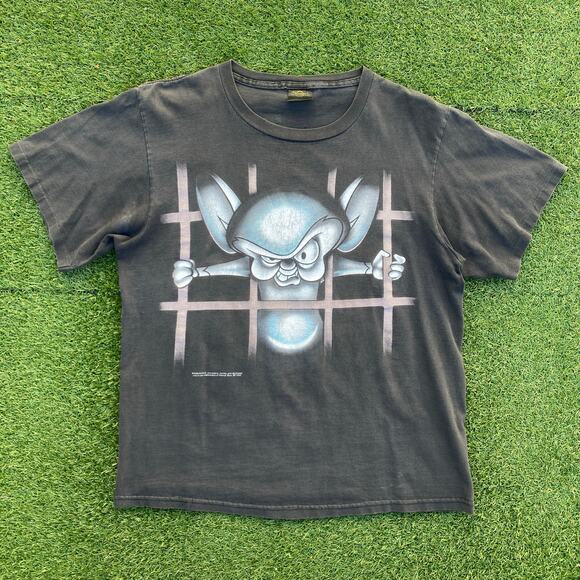 Warner Bros. Animaniacs 1995 Pinky and the Brain Vintage Tee - Picture 1 of 6
